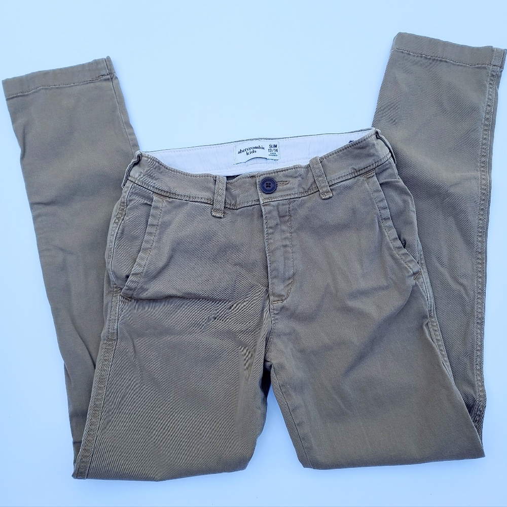 Abercrombie Kids Khaki Slim 13/14 Pants